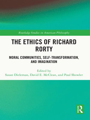 cover image of The Ethics of Richard Rorty